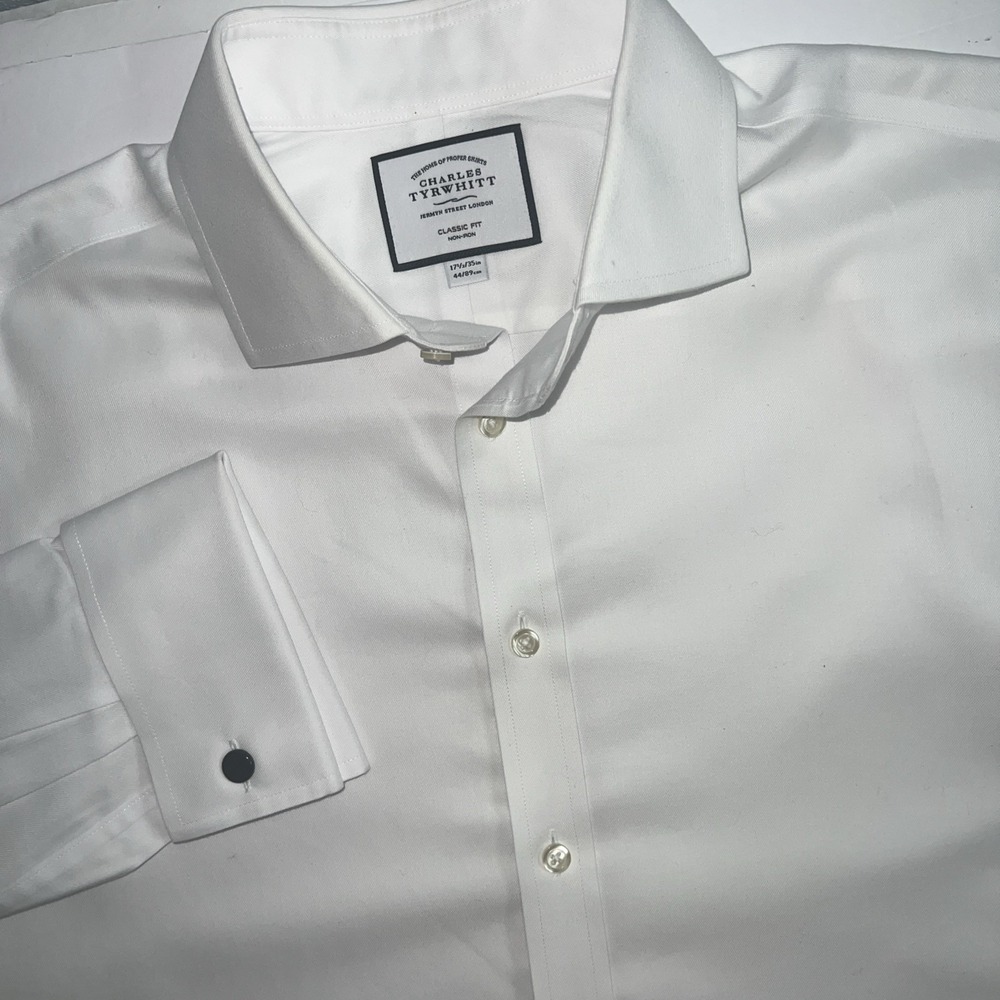 Charles Tyrwhitt White Men's Dress Shirt